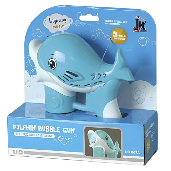 Dolphin Bubble Gun With Light