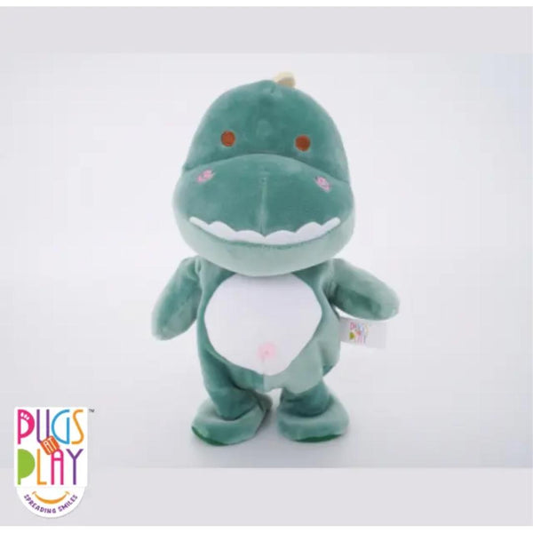 PUGS AT PLAY WALKING/TALKING DINOSAUR Kids Animal Toy Multi colour