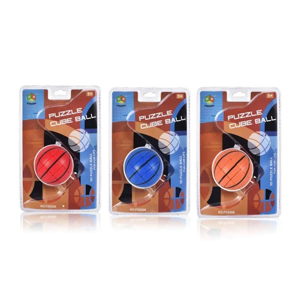 Sam Toys - Basketball Magic Cube Puzzle Creative Learning - Multi colours