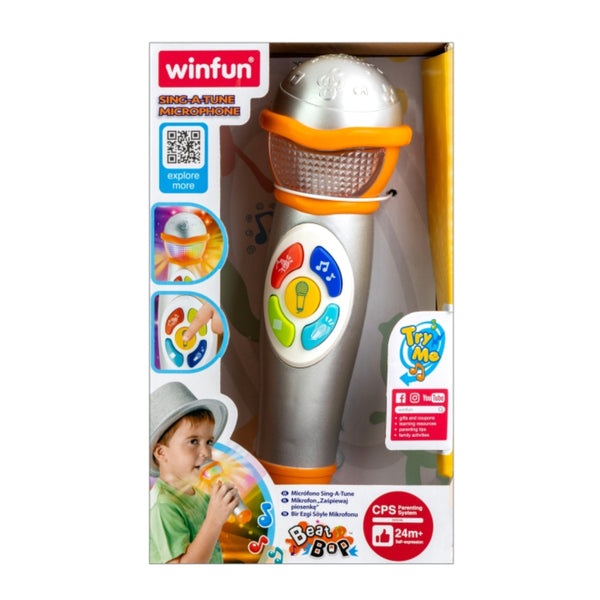 WinFun Beat Bop Sing-A-Tune Microphone Musical Instrument