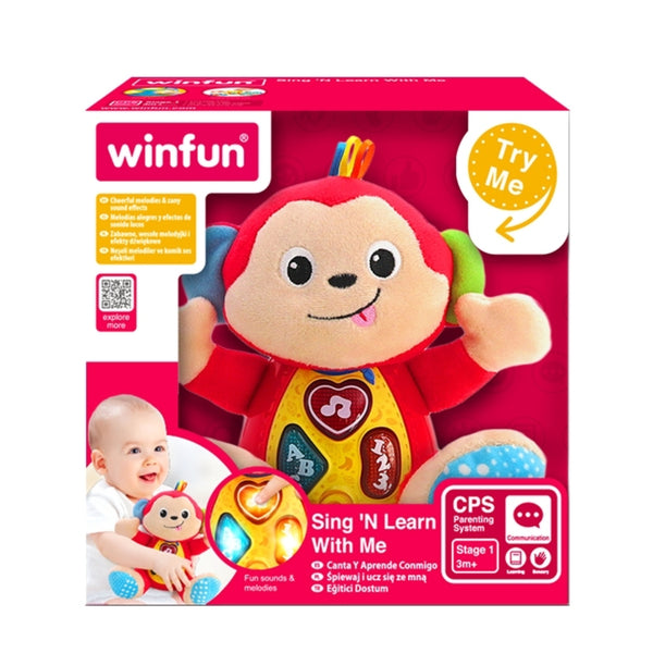 Win Fun Sing 'N Learn Animal Pal - Monkey