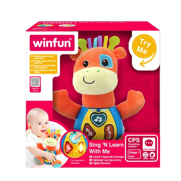 Win Fun Sing 'N Learn with Me Patch the Giraffe