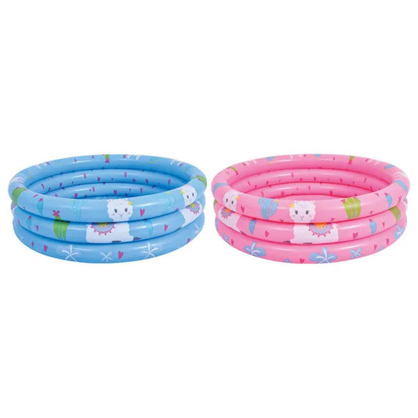 SunClub Inflatable Alpaca 3-Ring Swimming Pool