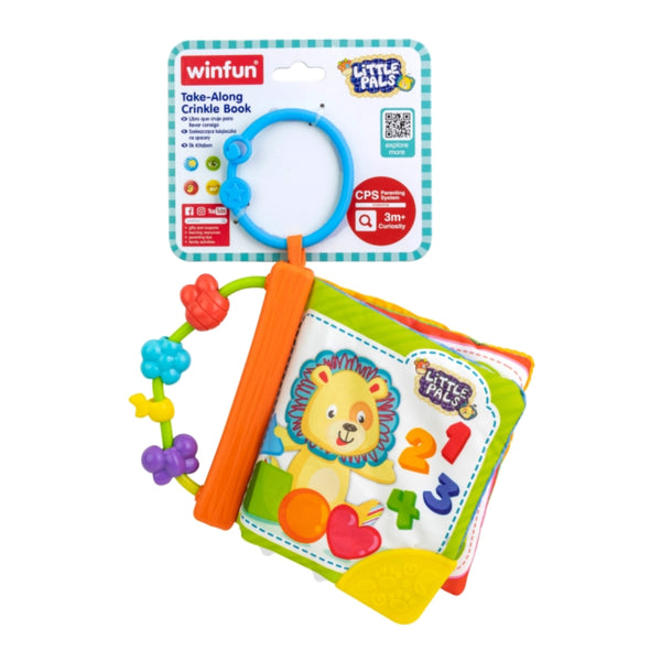 Winfun Take Along Crinkle Educational Book