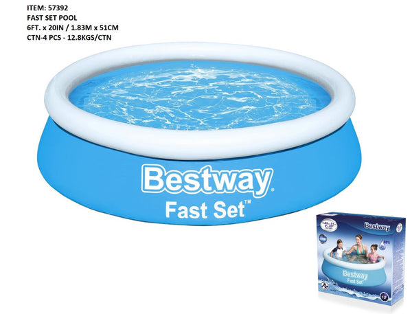 1.83M X 51CM FAST SET POOL