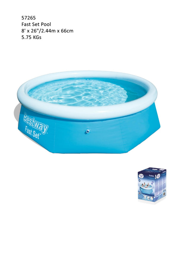 2.44MX66CM FAST SET POOL SET