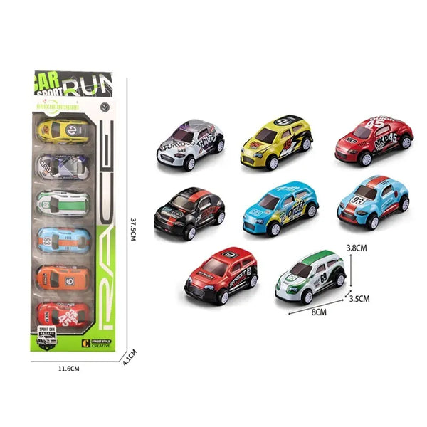 Towable city car - 6 pieces Set For Kids