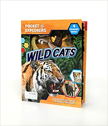 Phidal Wild Cats Pocket Explorers Book - English