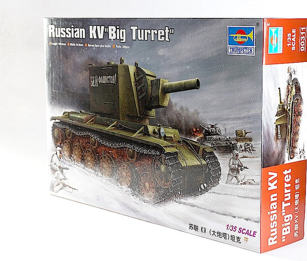 1/35 MM00311 TRUMPETER RUSSIAN KV BIG TURRET TANK