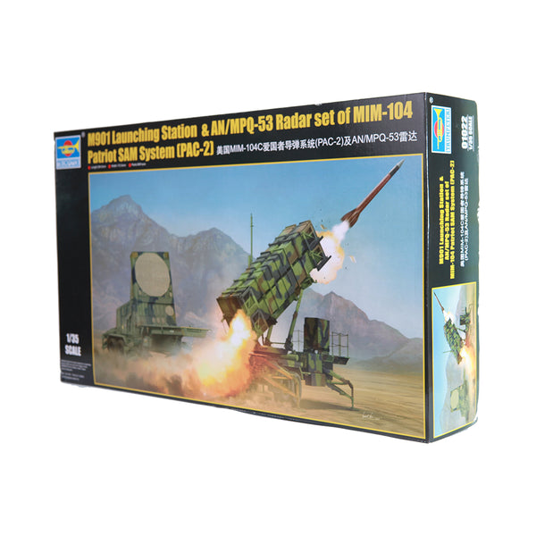 1/35 TR01022 TRUMPETER M901 LAUNCHING STATION AND AN/MPQ-53 RADAR SET OF MIM-104 PATRIOT SAM SYSTEM (PAC-2)