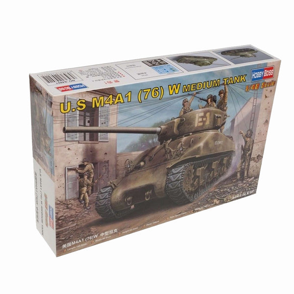 1/48 MC84801 HOBBY BOSS U.S M4A1 76 (W) MEDIUM TANK