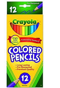 12 CT. COLORED PENCILS, LONG