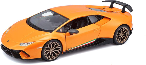 Bburago Lamborghini Huracan Performante Metalic Orange 1:24 Diecast Car - Orange