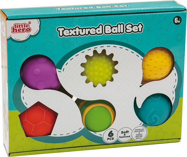 Little Hero Rubber Balls Set Multicolour - Pack Of 7