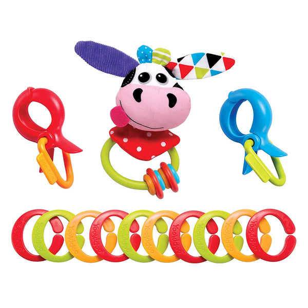 Clips Rattle N Links - Cow