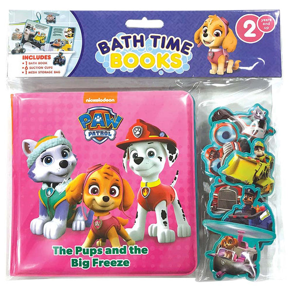 Phidal Nick Paw Patrol Girls Bath Time Water Proof Book - English