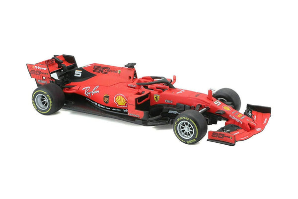 Bburago Die Cast Ferrari Racing SF90 Car Asst 1:18 Scale - Red