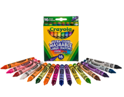 16 Ct. Ultra-Clean Washable Large Crayons