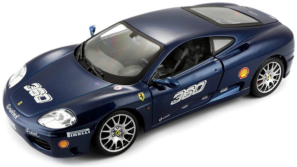 Bburago 1:24 Ferrari Racing 360 Challenge Car - Blue