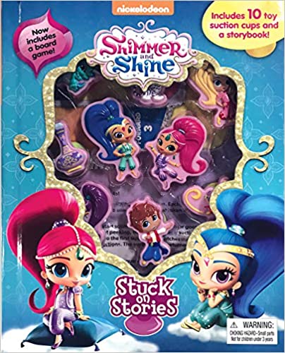 Phidal Viacom 's Shimmer & Shine Activity Book Stuck on Stories - Multicolour