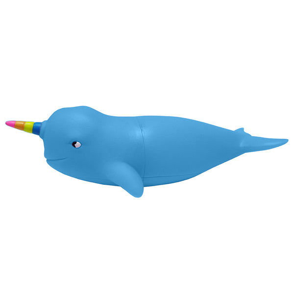 Animolds Squeeze Me Narwhal Pack of 1 - (Color may Vary)