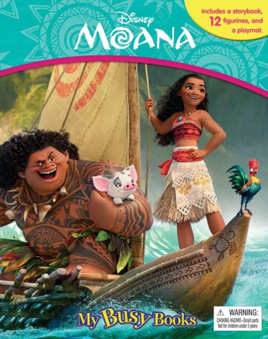 Phidal Disney Moana My Busy Books - English