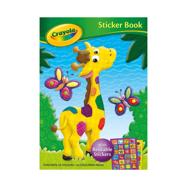 Alligator Books Crayola Giraffe Sticker Book - English