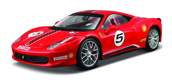 Bburago 1:24 Ferrari Racing 458 Challenge Car - Red