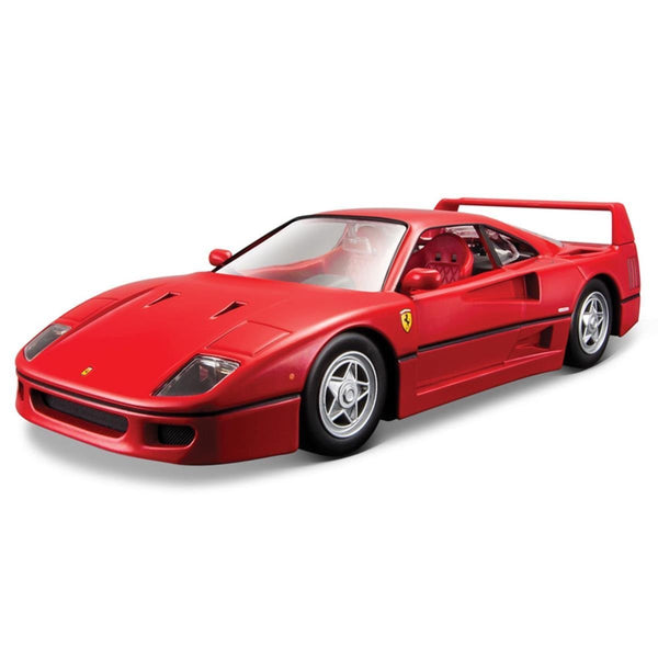 Bburago Race and Play of The Ferrari F40 Sports DieCast 1:24 Car - Red