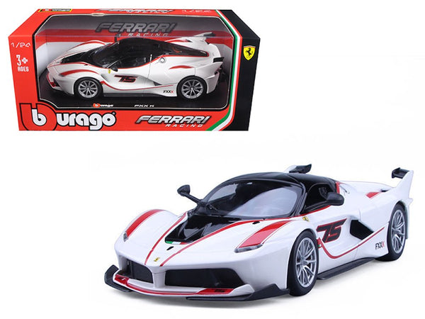 Bburago 1:24 Ferrari Racing Ferrrari Fxx K - White