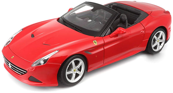 Bburago 1:18 Scale Ferrari Race and Play California T Open top Diecast Car - Reda