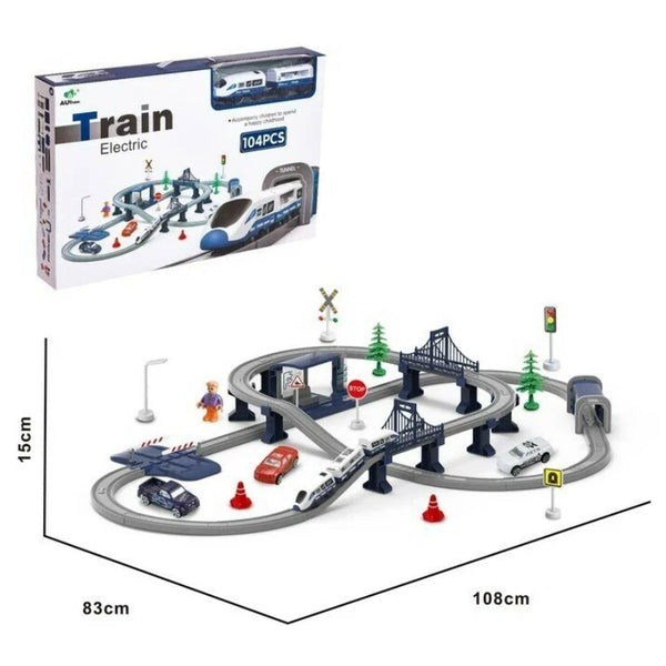 AUtree Diy Track Train for Kids, Electric Train