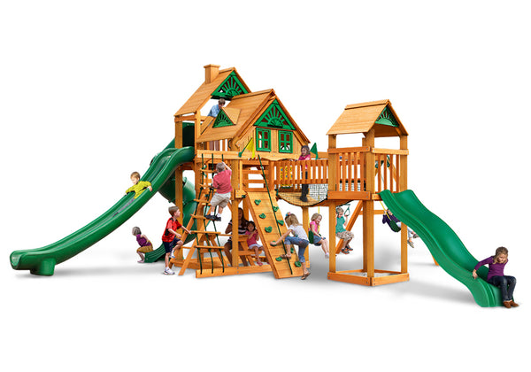 THE RESERVE - Treasure Trove II Swing Set (TREEHOUSE Roof)