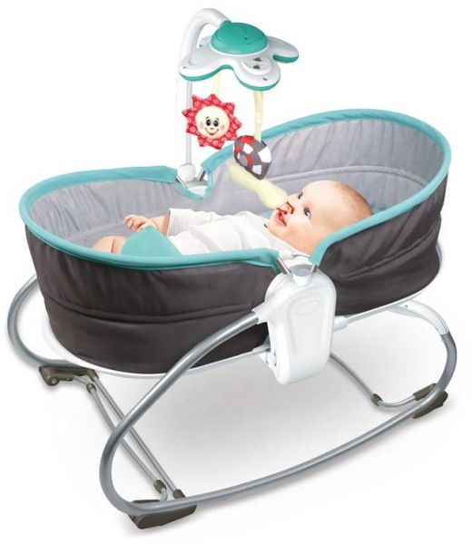 3 in 1 Rocker Napper - Grey