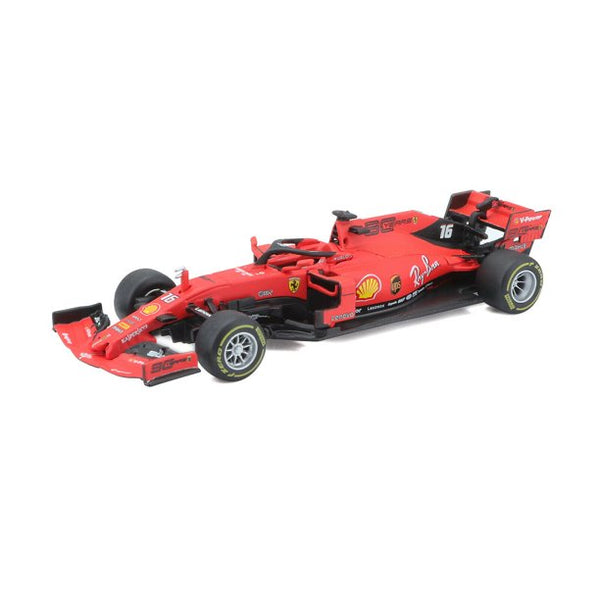 Bburago  Leclerc Ferrari SF90 Scale 1:43 Diecast Model Car - Red