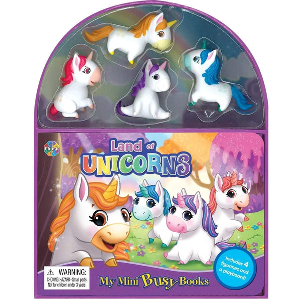 Phidal Unicorns Mini Busy Books - Multicolor