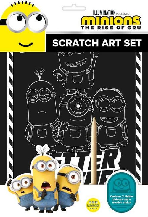 Minions Scratch Art Set - English