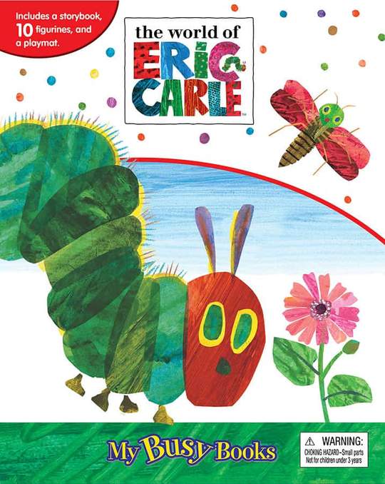 Phidal EC's The World of Eric Carle Activity Book Stuck on Stories - Multicolour