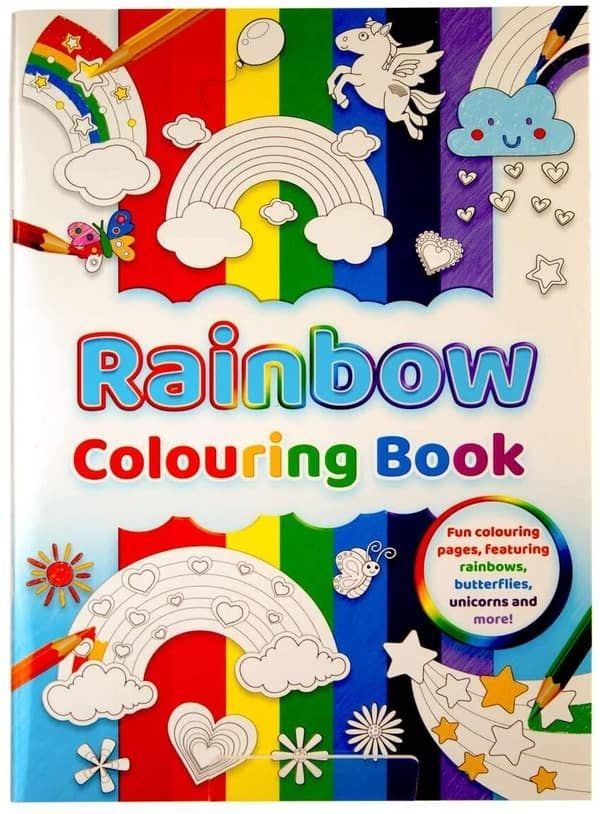 Alligator Rainbow Colouring Book - English