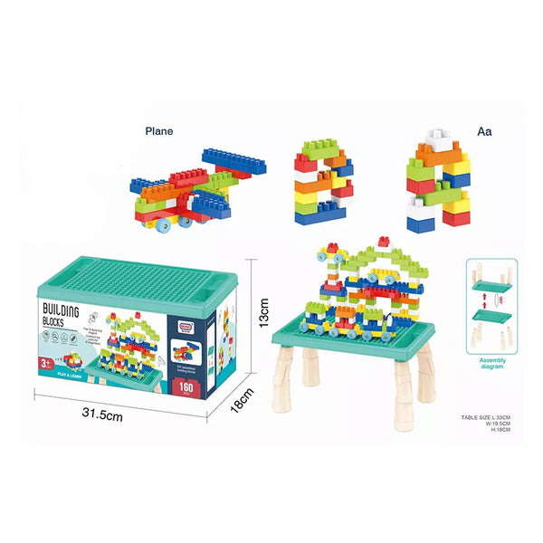 Educational building block table toy for kids 360 pcs