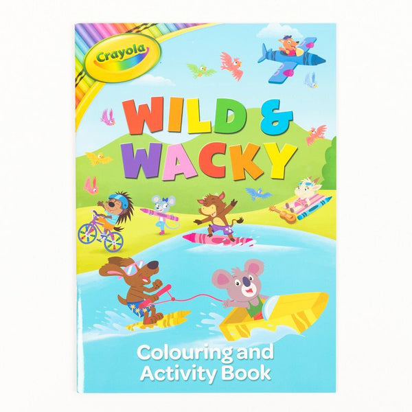 Alligator Crayola Wild and Wacky Colouring and Activity Book - English