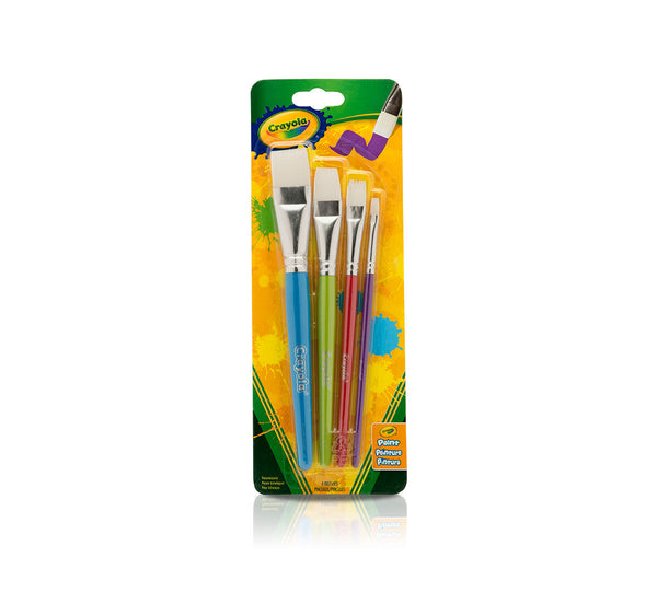 4ct Flat Brush Set