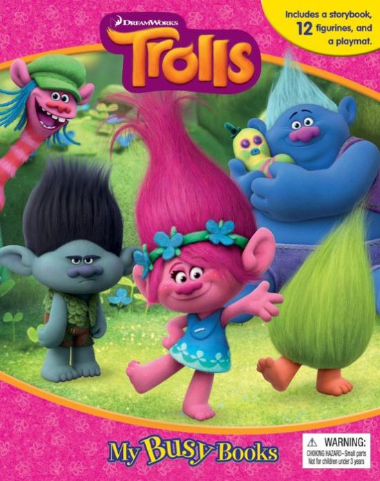 Phidal Dreamworks Trolls 2 My Busy Books - English