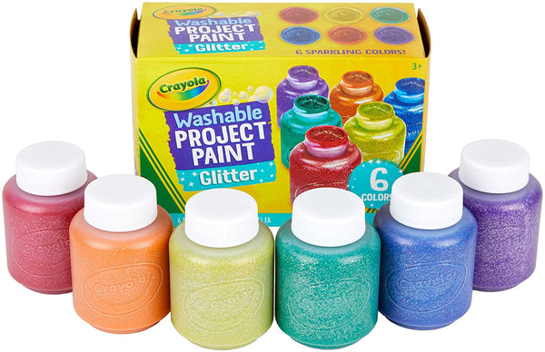 6 ct. 2-oz. Glitter Paint Set