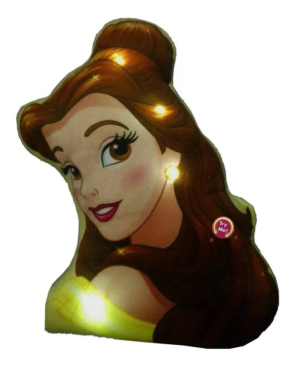 Toyworld Belle Head Shape Cushion with LED Lighting - Multicolor