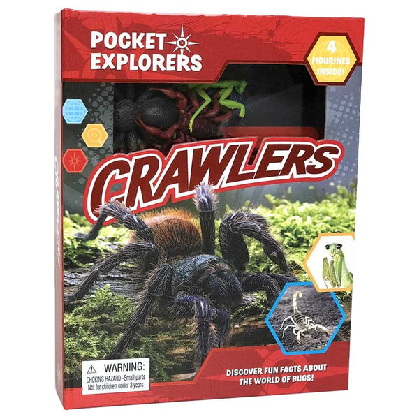 Phidal Crawlers Pocket Explorers Book - English