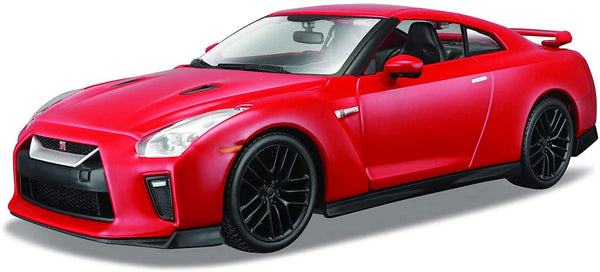 Bburago Die-Cast Nissan Gt-R Car 1:24 Scale - Metallic Red