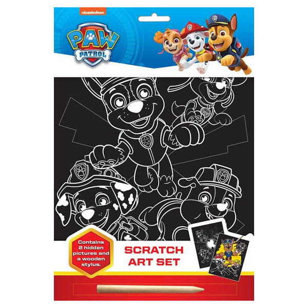 Paw Patrol Scratch Art Set - English