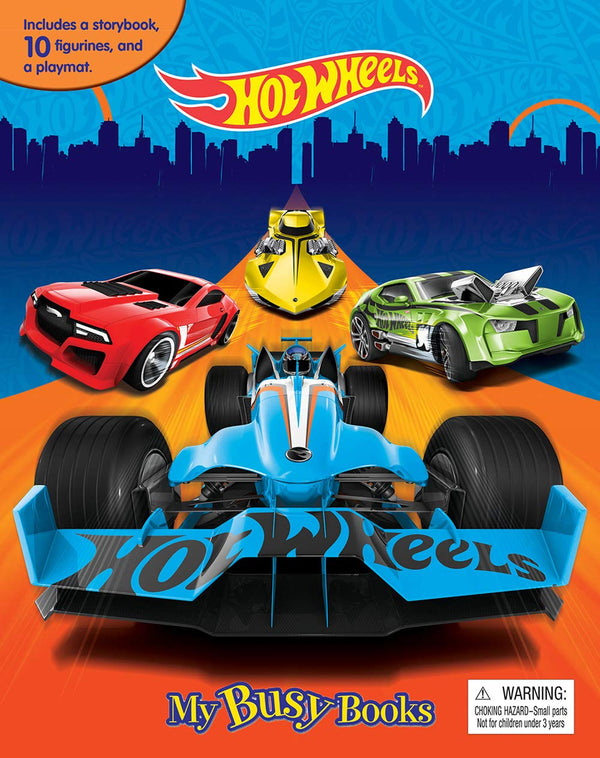 Phidal Mattel's Hot Wheels Activity Book Learning Series - Multicolour