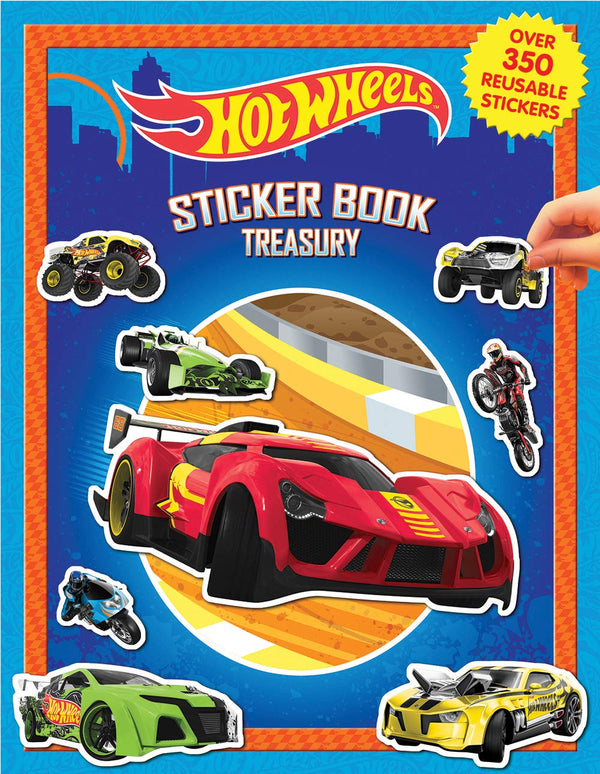 Phidal Mattel's Hot Wheels Sticker Book Treasuries - Multicolour